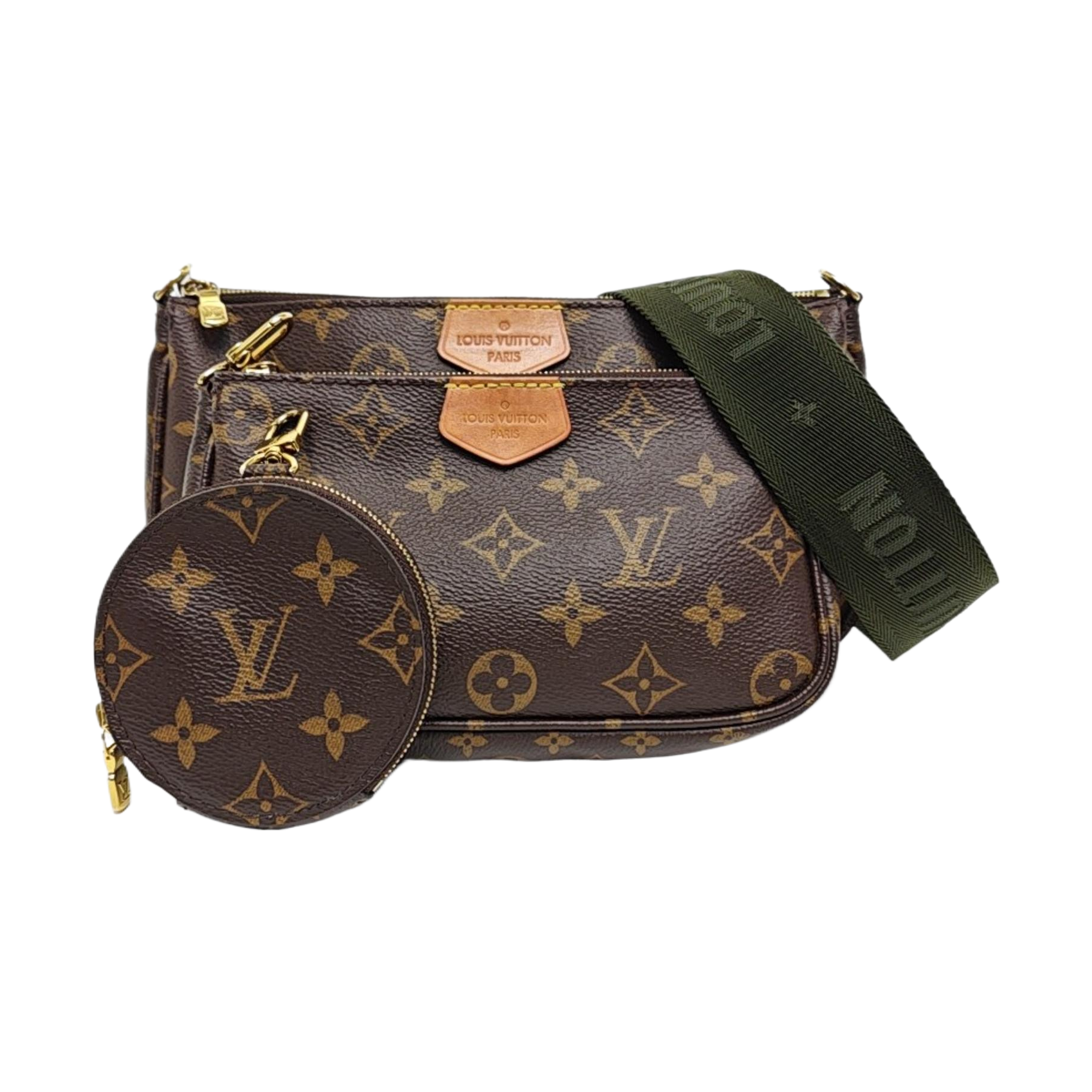 MULTI Monogram Coated Canvas Brown
