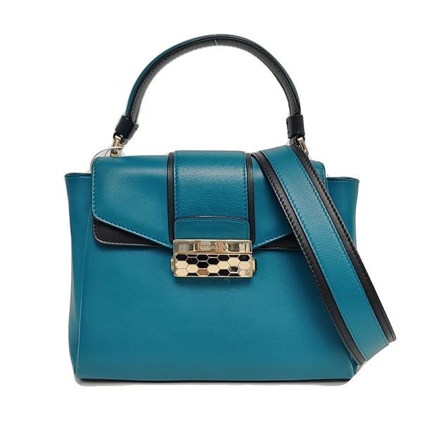 SERPENTI VIPER Calfskin Blue