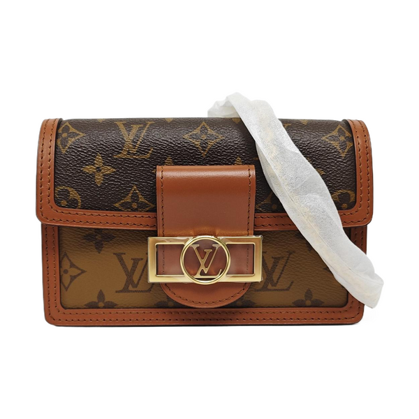 DAUPHINE WOC Monogram Coated Canvas Brown