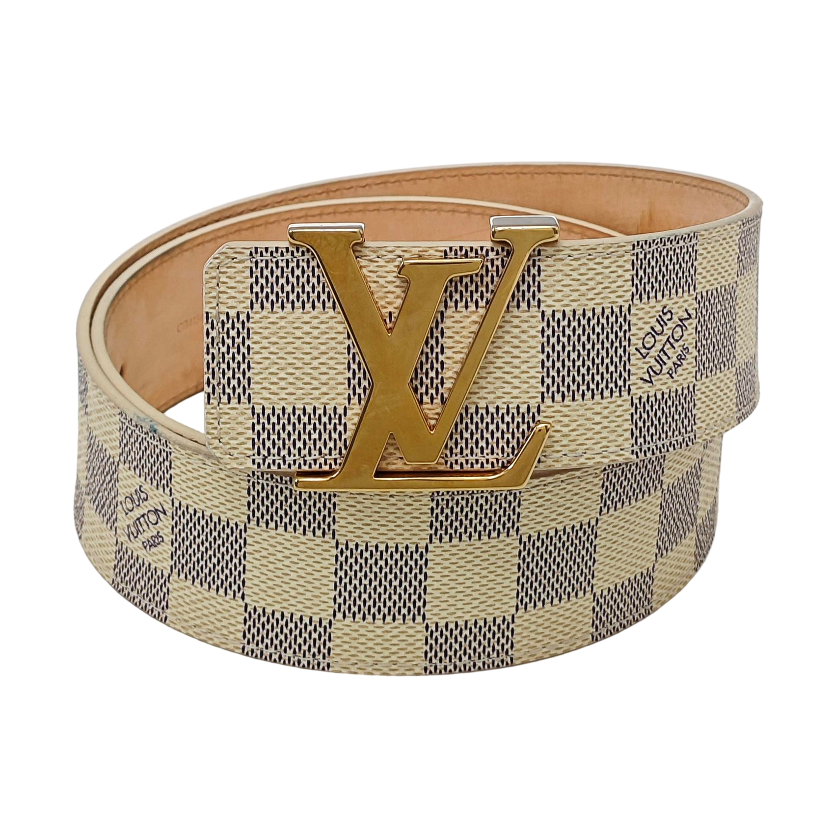 Coated Canvas Belt White