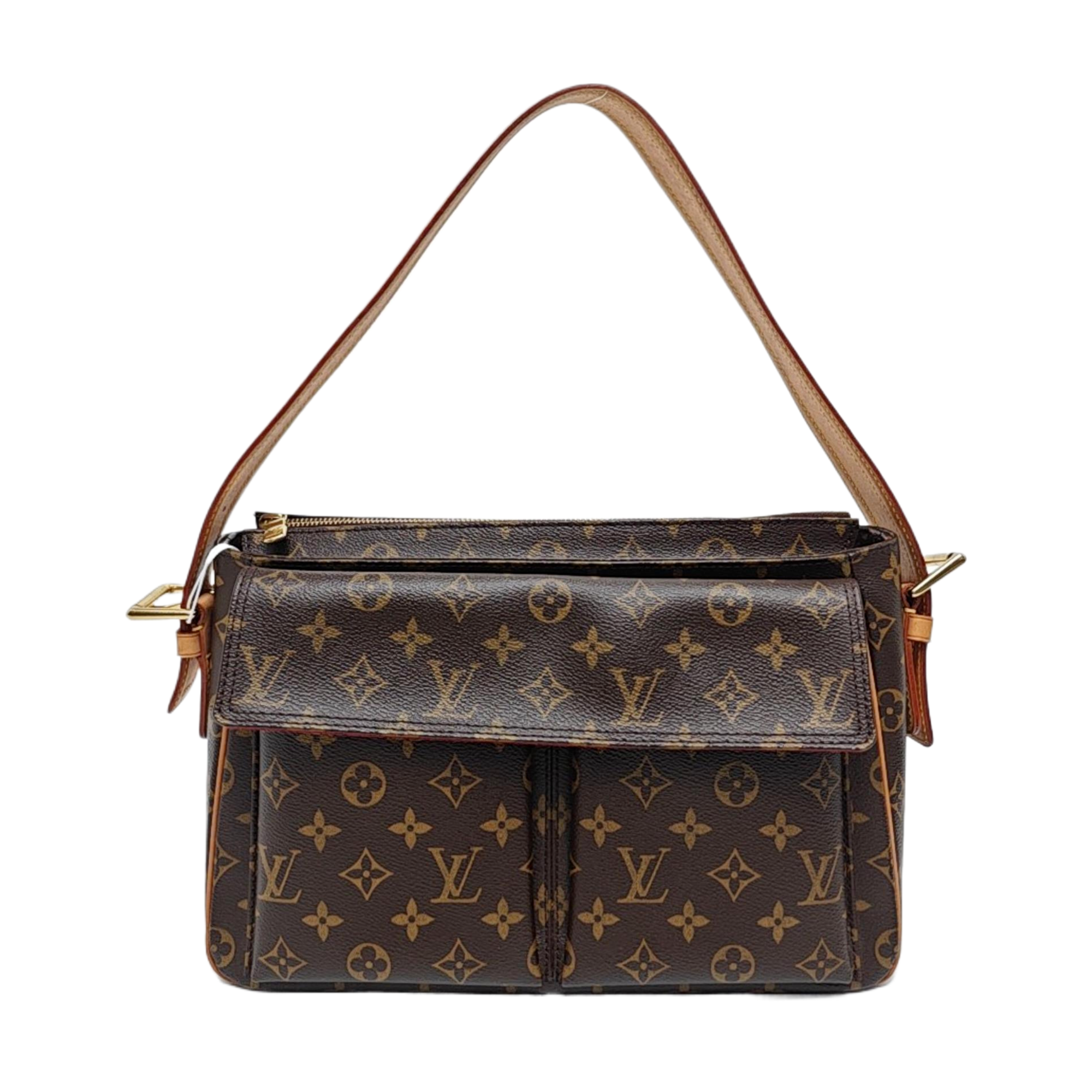VIVA CITE Monogram Coated Canvas Brown