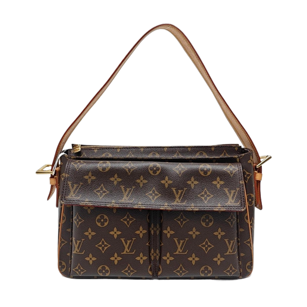 VIVA CITE Monogram Coated Canvas Brown