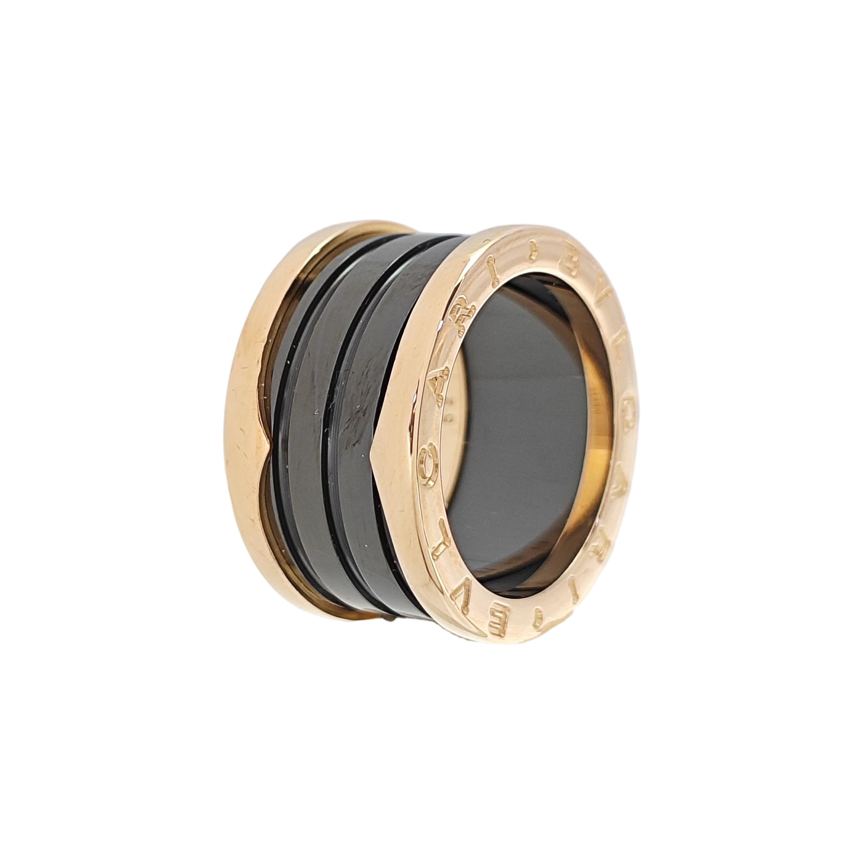 B.ZERO1 18k Rose Gold Ring EU 52
