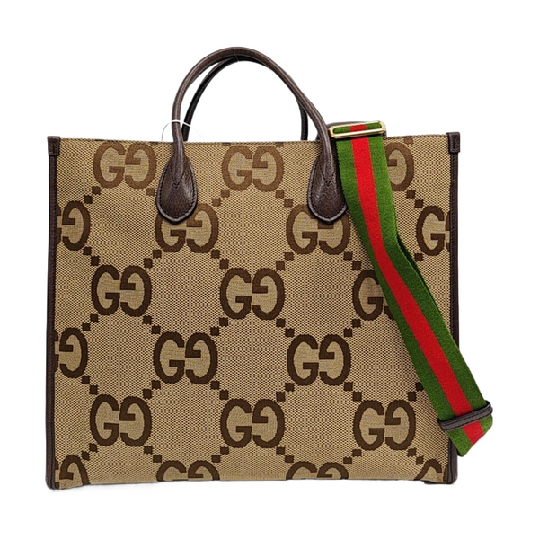 Jumbo Monogram Canvas Beige