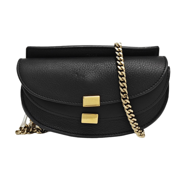 Georgia Calfskin Black