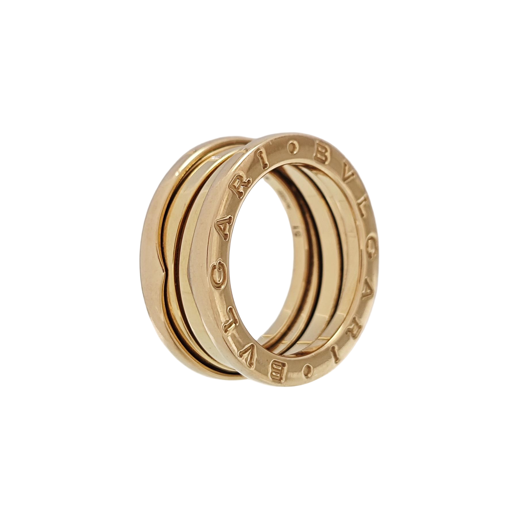 B.ZERO1 18k Rose Gold Ring EU 51