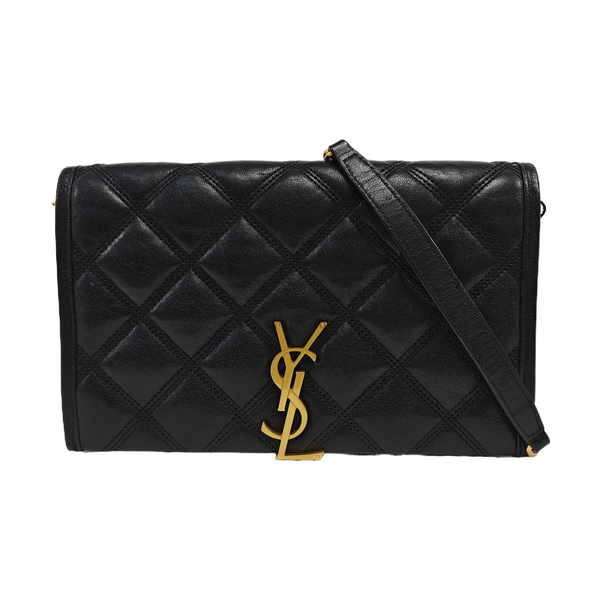 BECKY Quilted Calfskin Black
