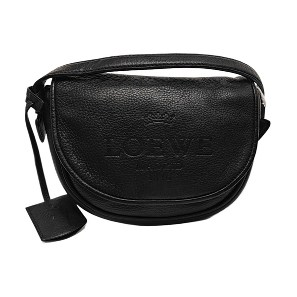 Calfskin Shoulder Bag Black