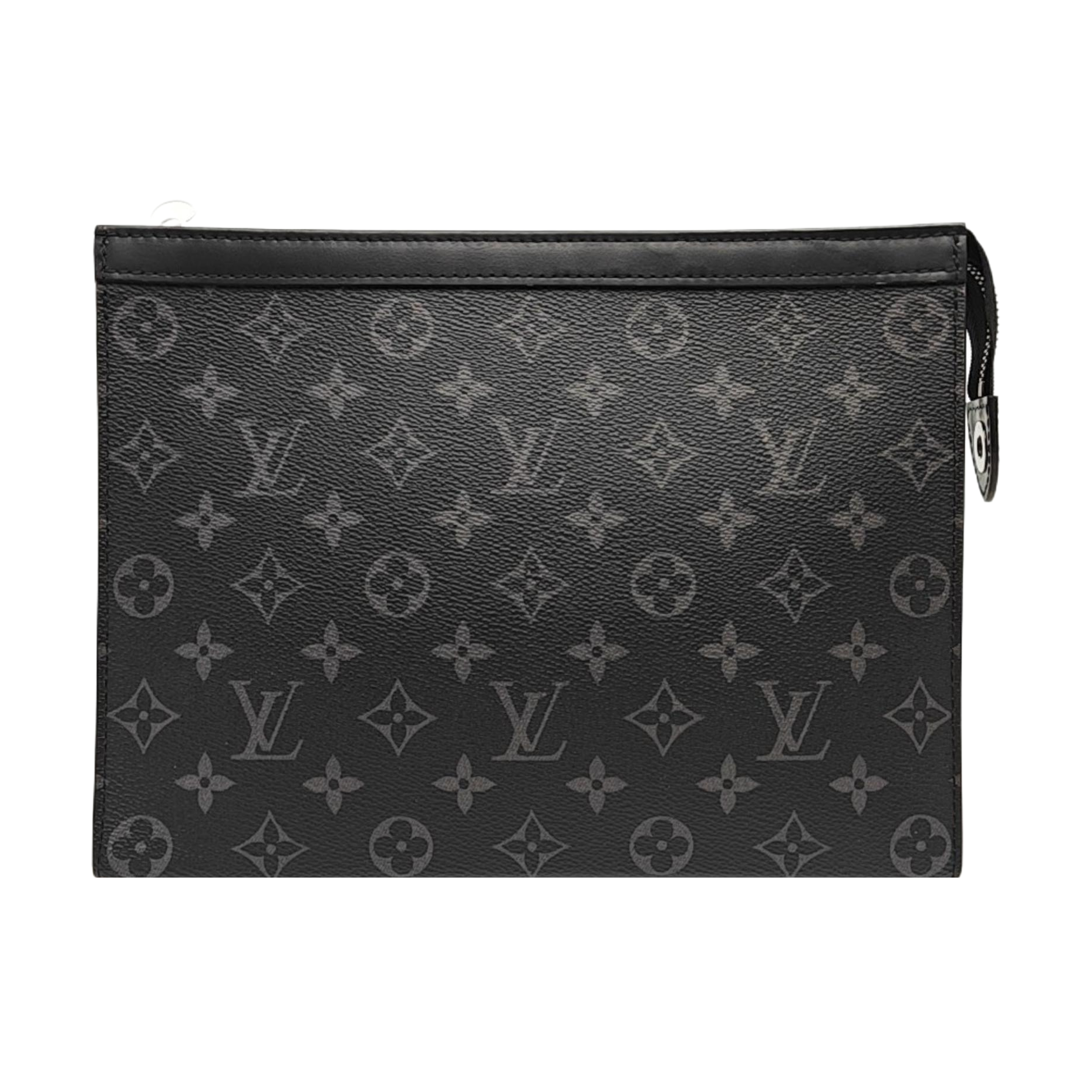 Pochette Voyag MM Monogram Coated Canvas Black