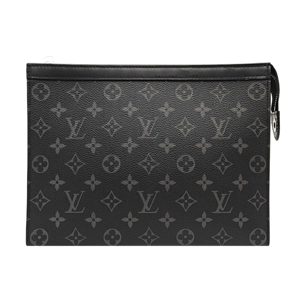 Pochette Voyag MM Monogram Coated Canvas Black