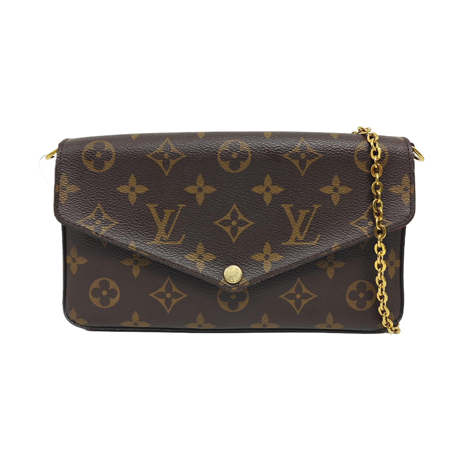 FÉLICIE Monogram Coated Canvas Brown
