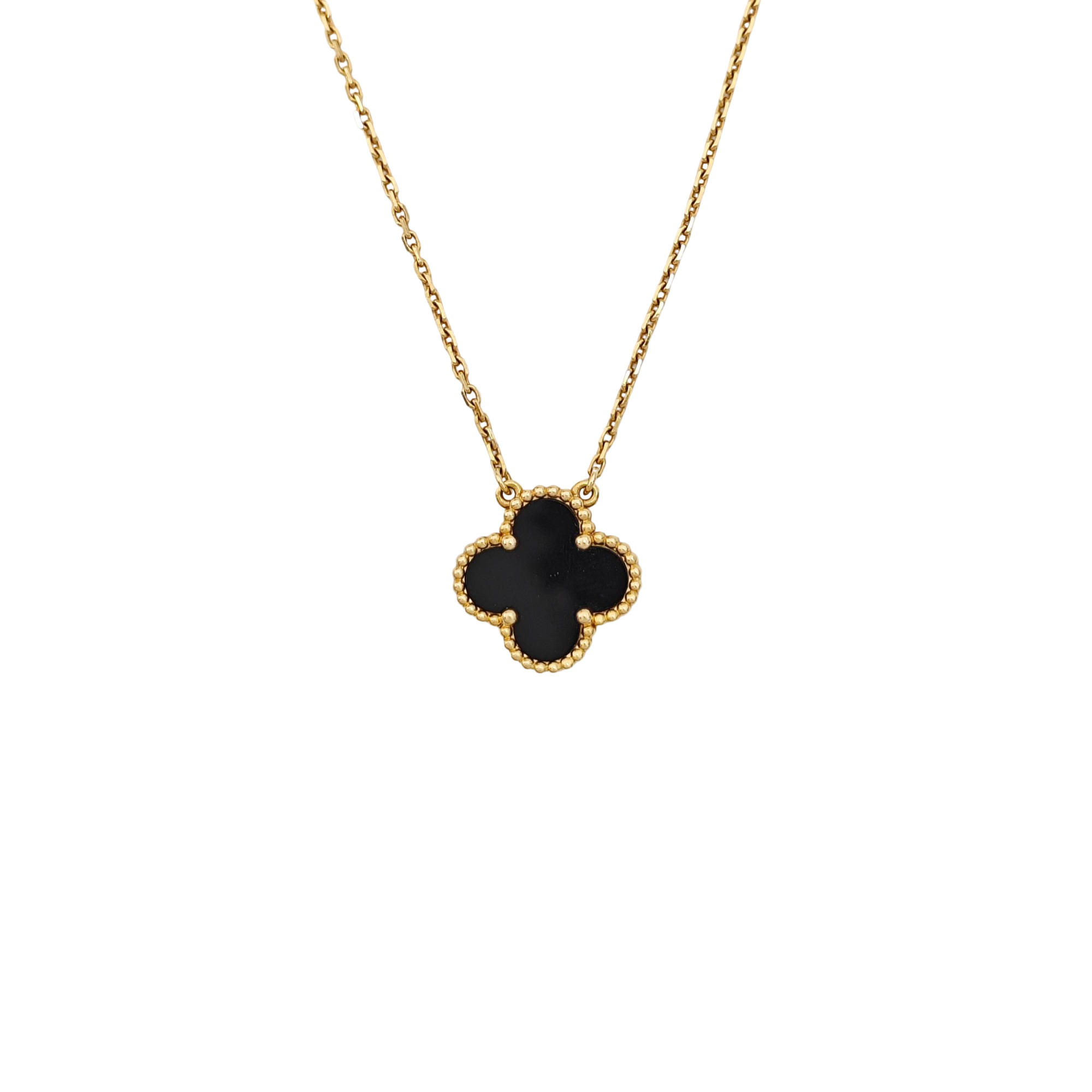 Vintage Alhambra 18k Gold Necklace