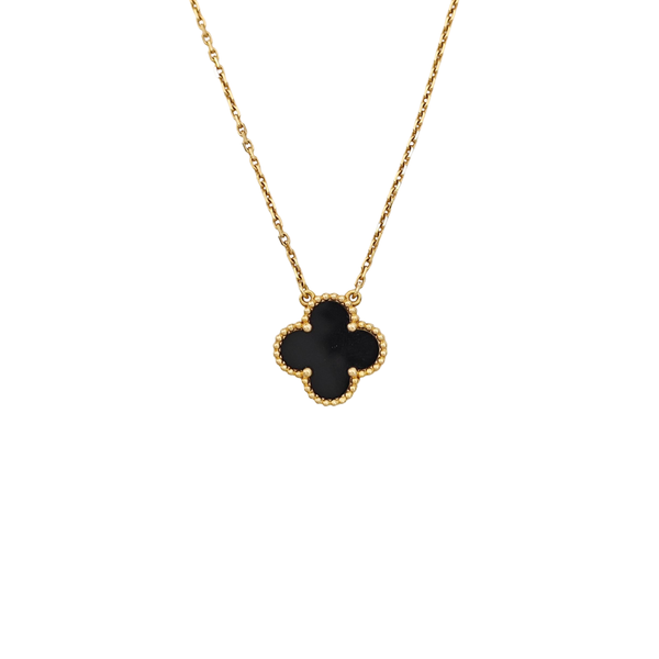 Vintage Alhambra 18k Gold Necklace