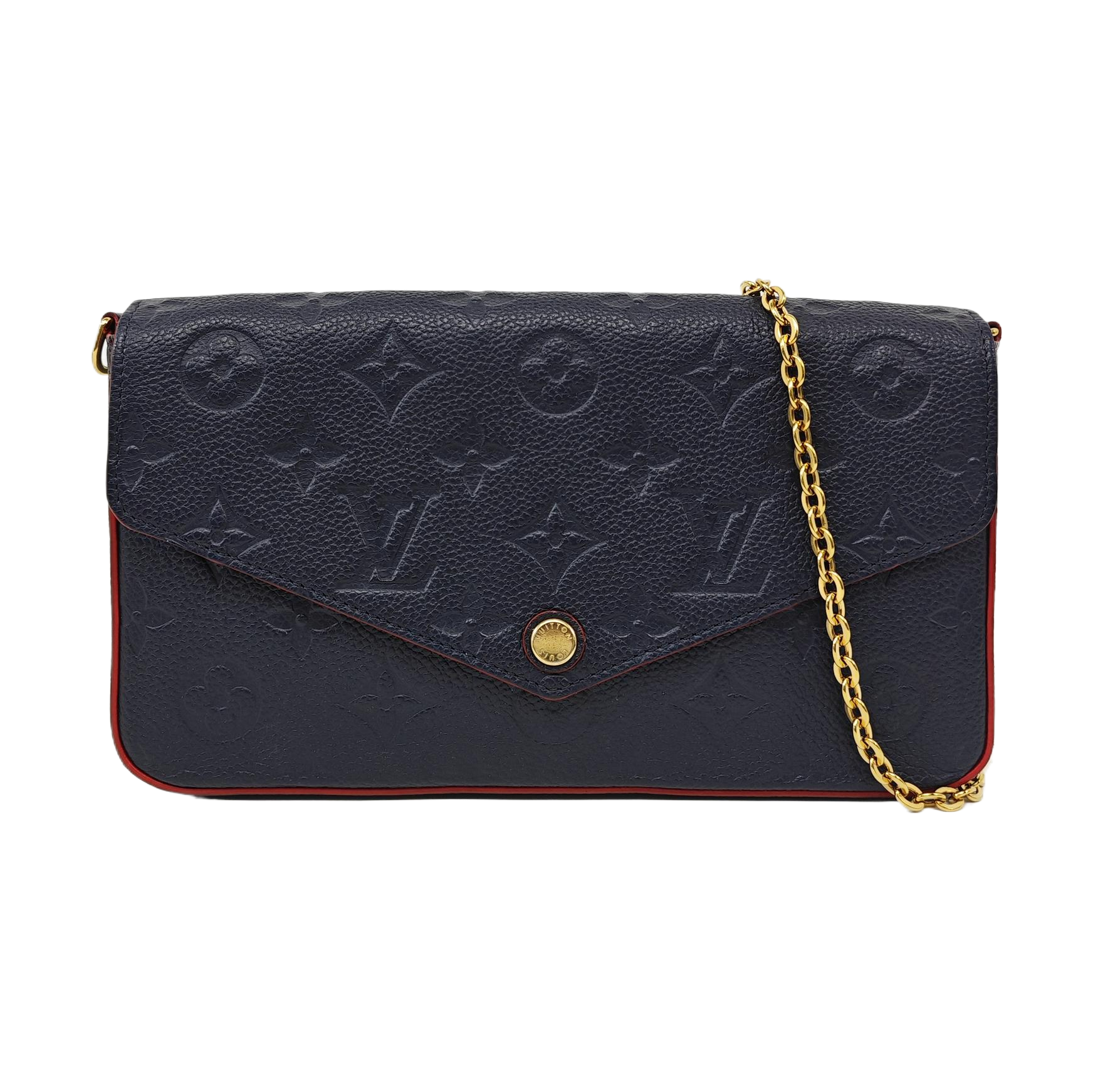FÉLICIE Monogram Calfskin Blue