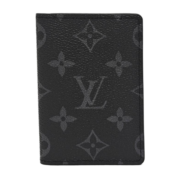 Monogram Coated Canvas Wallet Mini Black