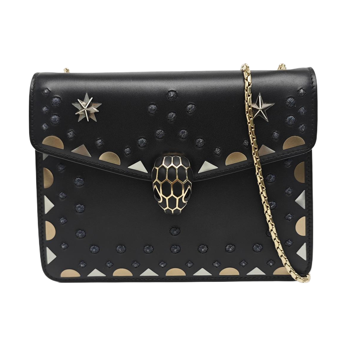 SERPENTI FOREVER Small Calfskin Black