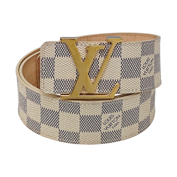 Coated Canvas Belt White