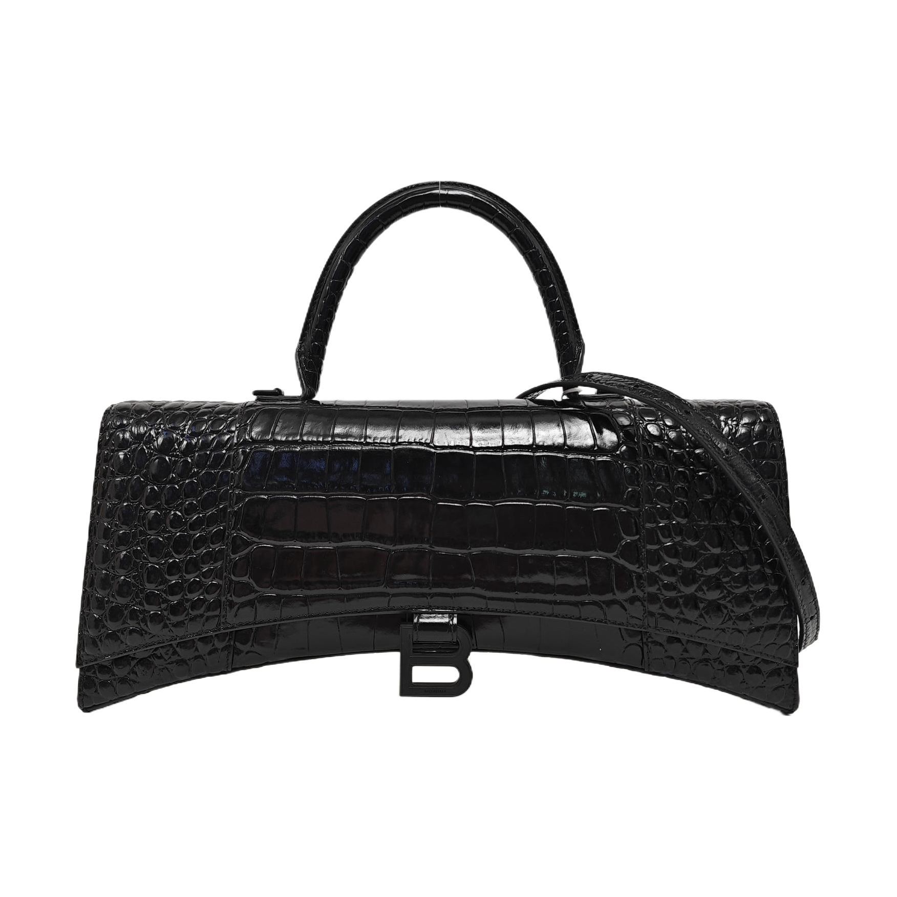 Hourglass Calfskin Black