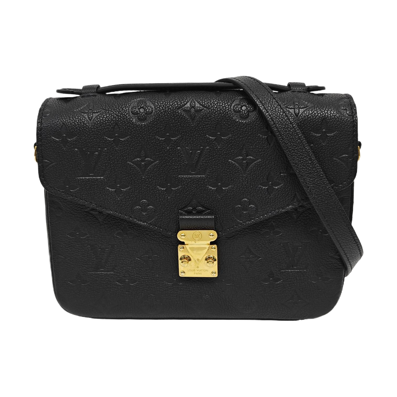 MÉTIS MM Monogram Calfskin Black