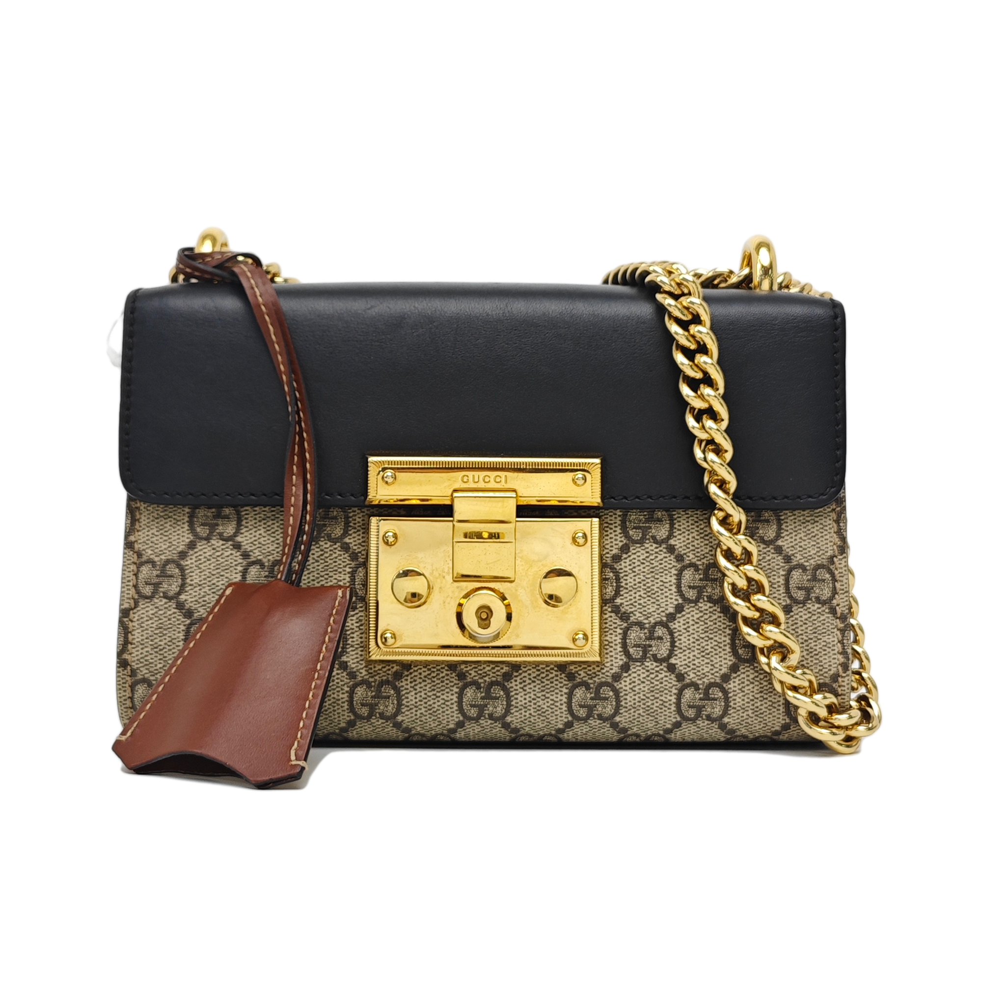 Padlock Small Monogram Coated Canvas Multicolor