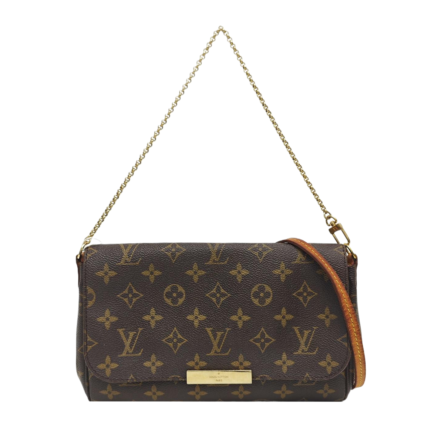 FAVORITE PM Monogram Coated Canvas Brown