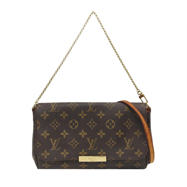 FAVORITE PM Monogram Coated Canvas Brown