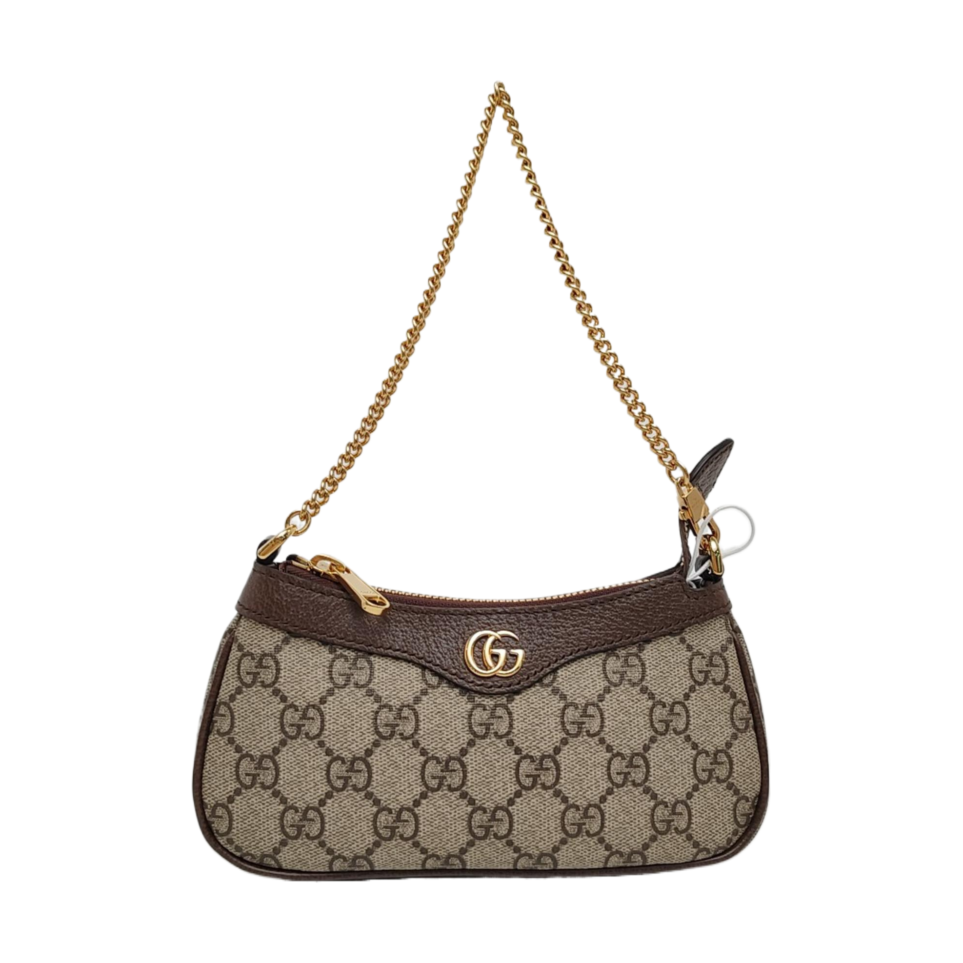 Ophidia Mini Monogram Lona Revestida Beige