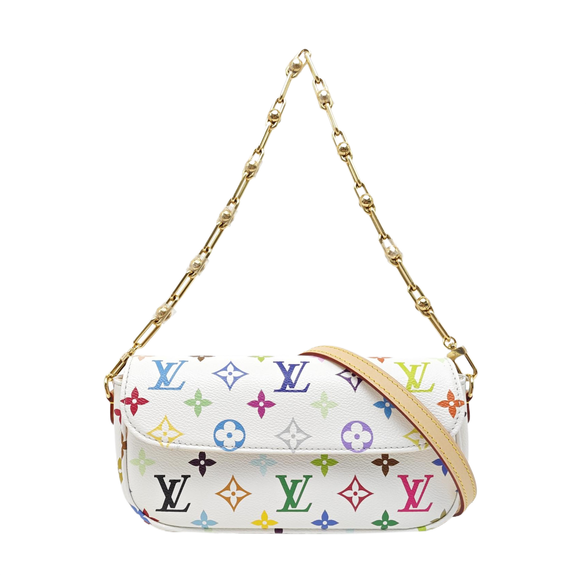 LV × TM IVY Coated Canvas White