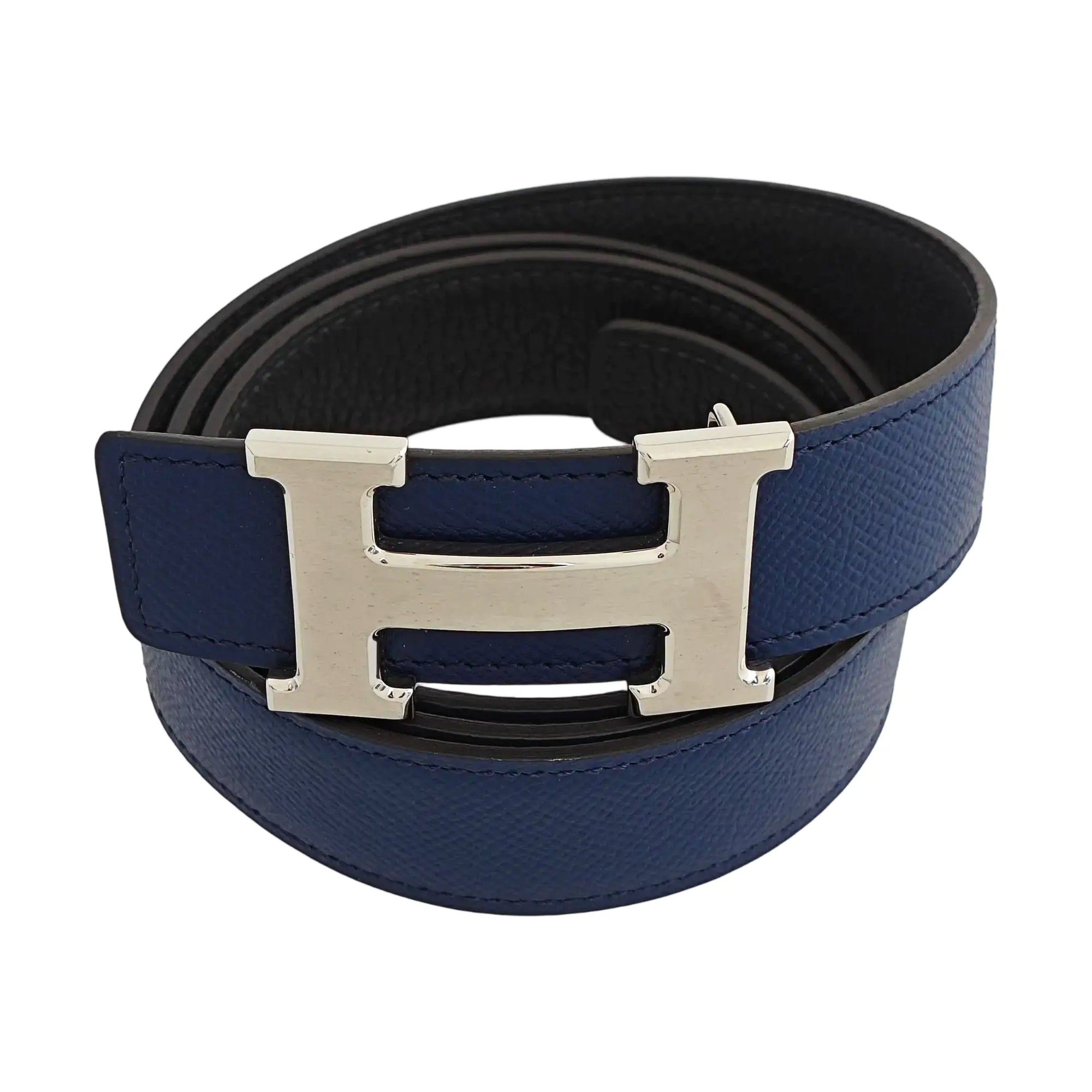 Leather Belt Blue