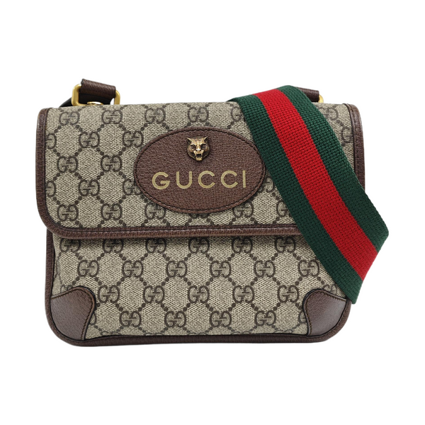 Neo Vintage Small Monogram Coated Canvas Beige