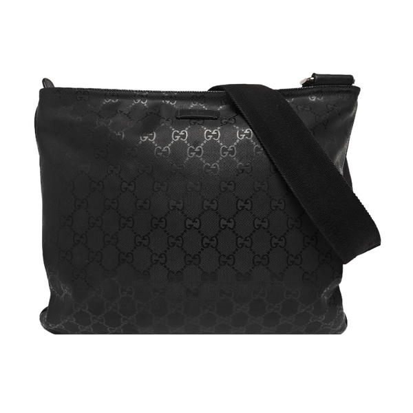 GG Imprime Monogram Coated Canvas Black