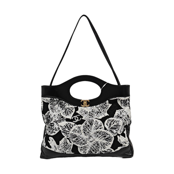 CHANEL 31 Quilted Canvas Black