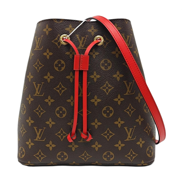 NÉONOÉ MM Monogram Coated Canvas Brown
