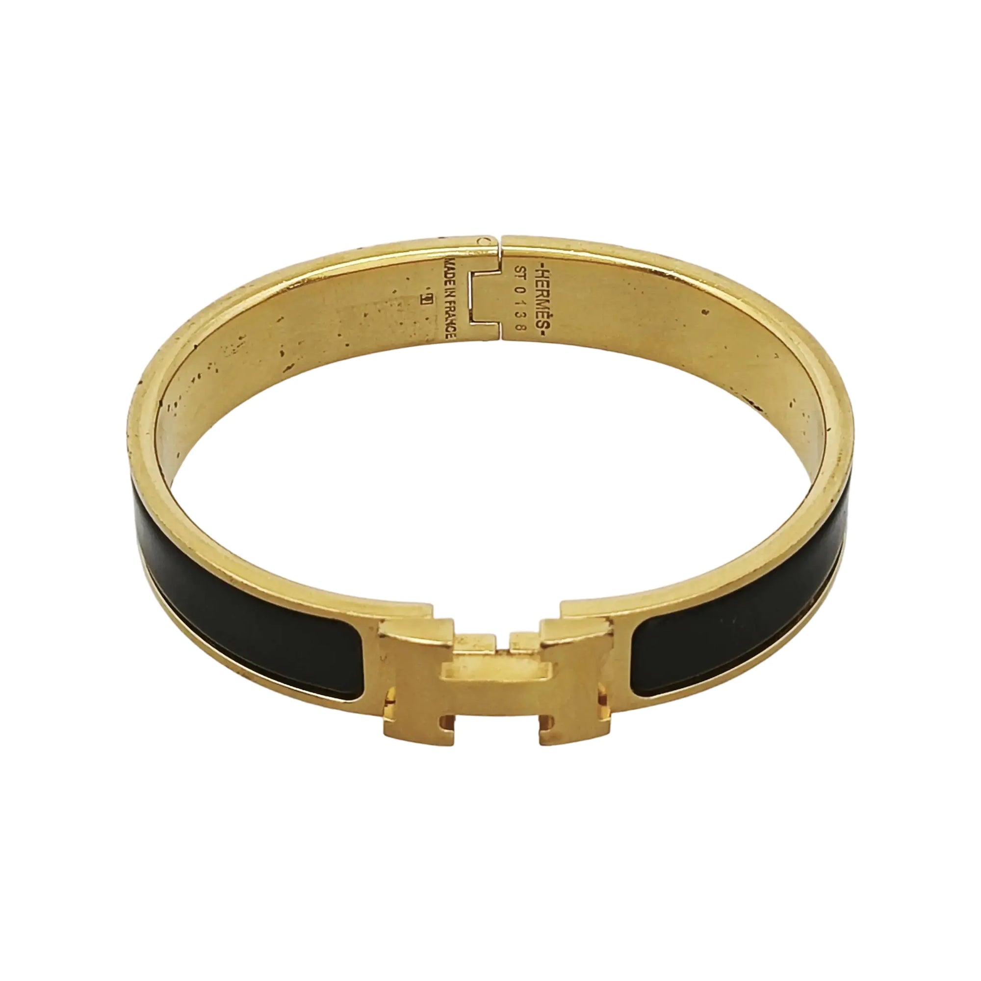 Clic H Metal Gold Bangle