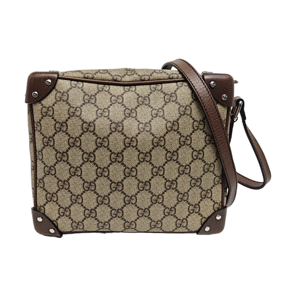 Trunk Monogram Coated Canvas Brown