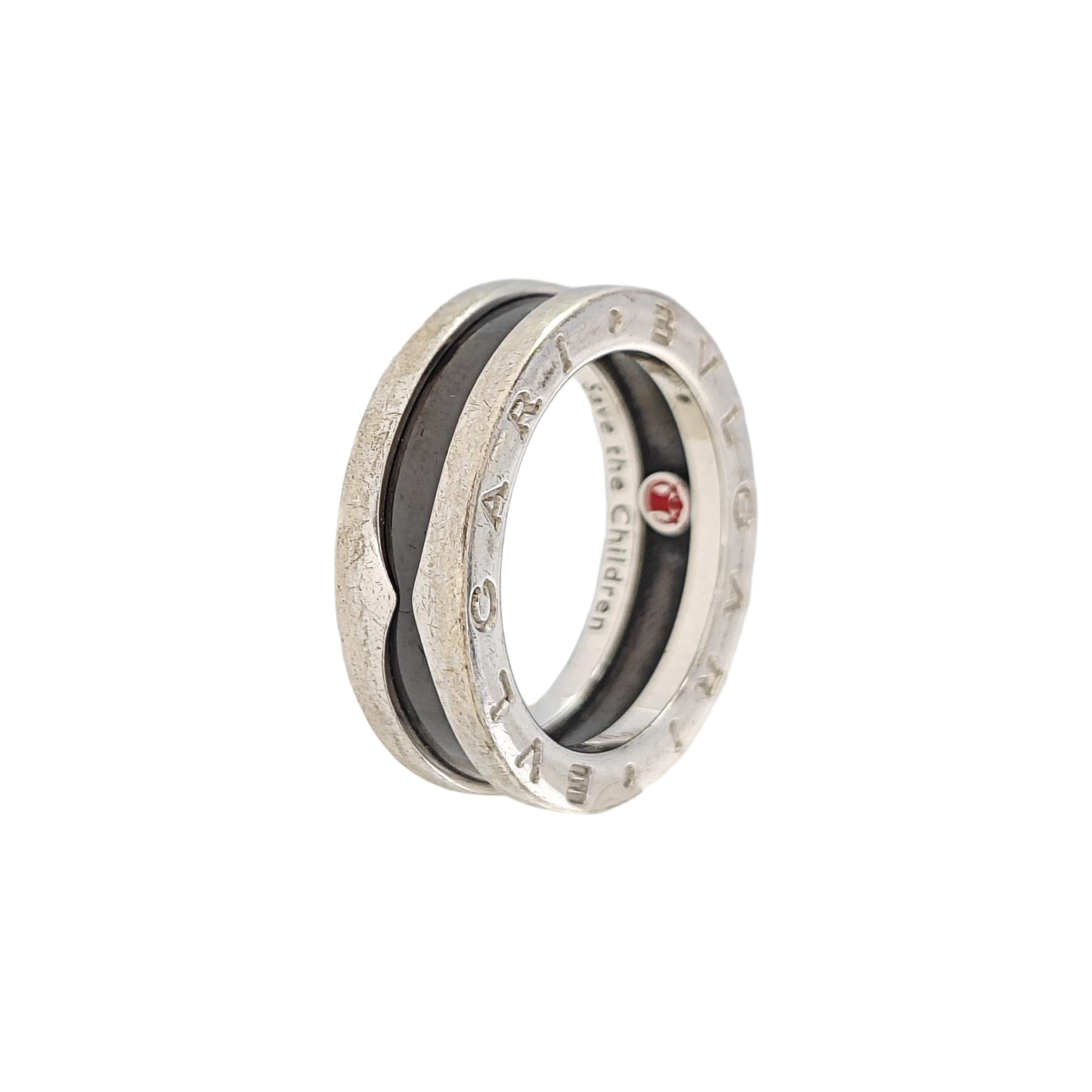 B.ZERO1 925 Sterling Silver Ring EU 53