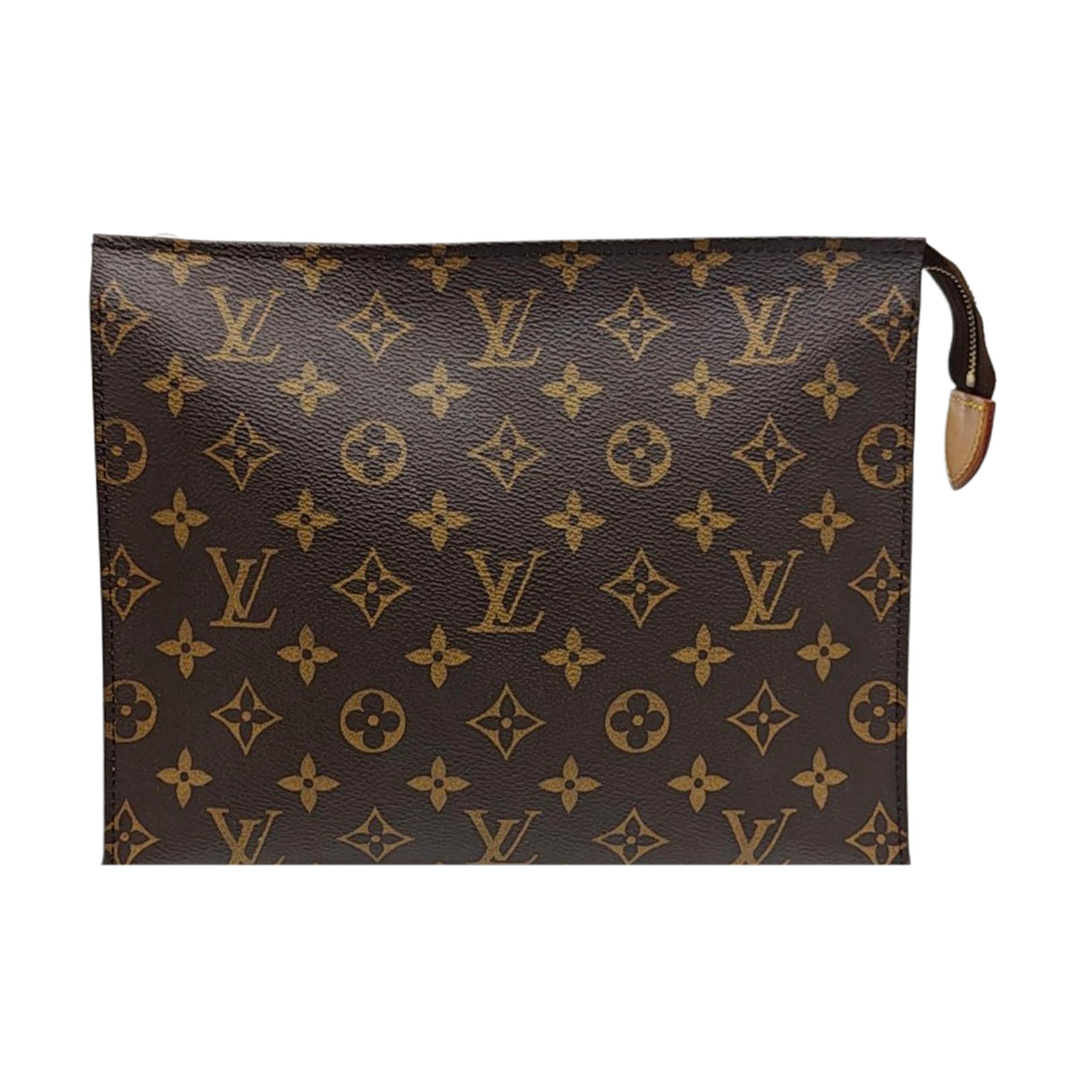 TOILET POCKET 26 Monogram Coated Canvas Brown