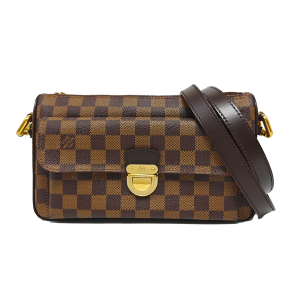RAVELLO GM Damier Ebene Coated Canvas Brown
