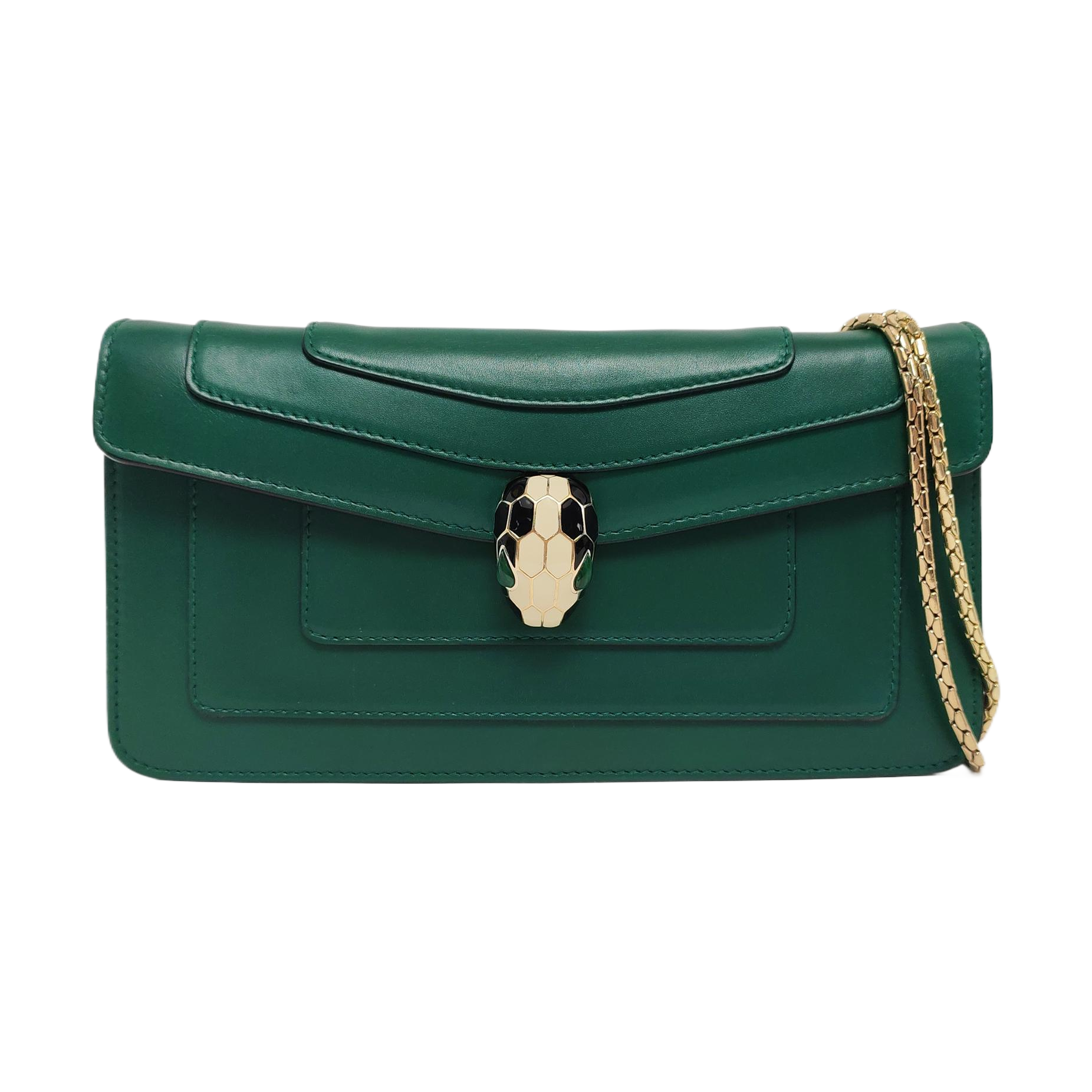 SERPENTI FOREVER Calfskin Green