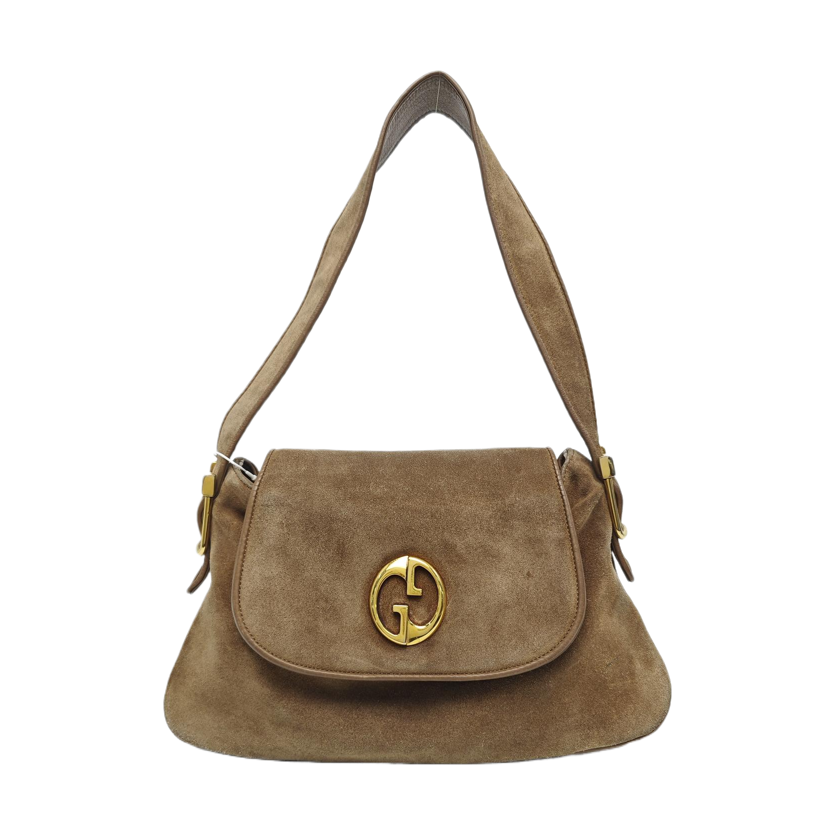 Suede Shoulder Bag Brown