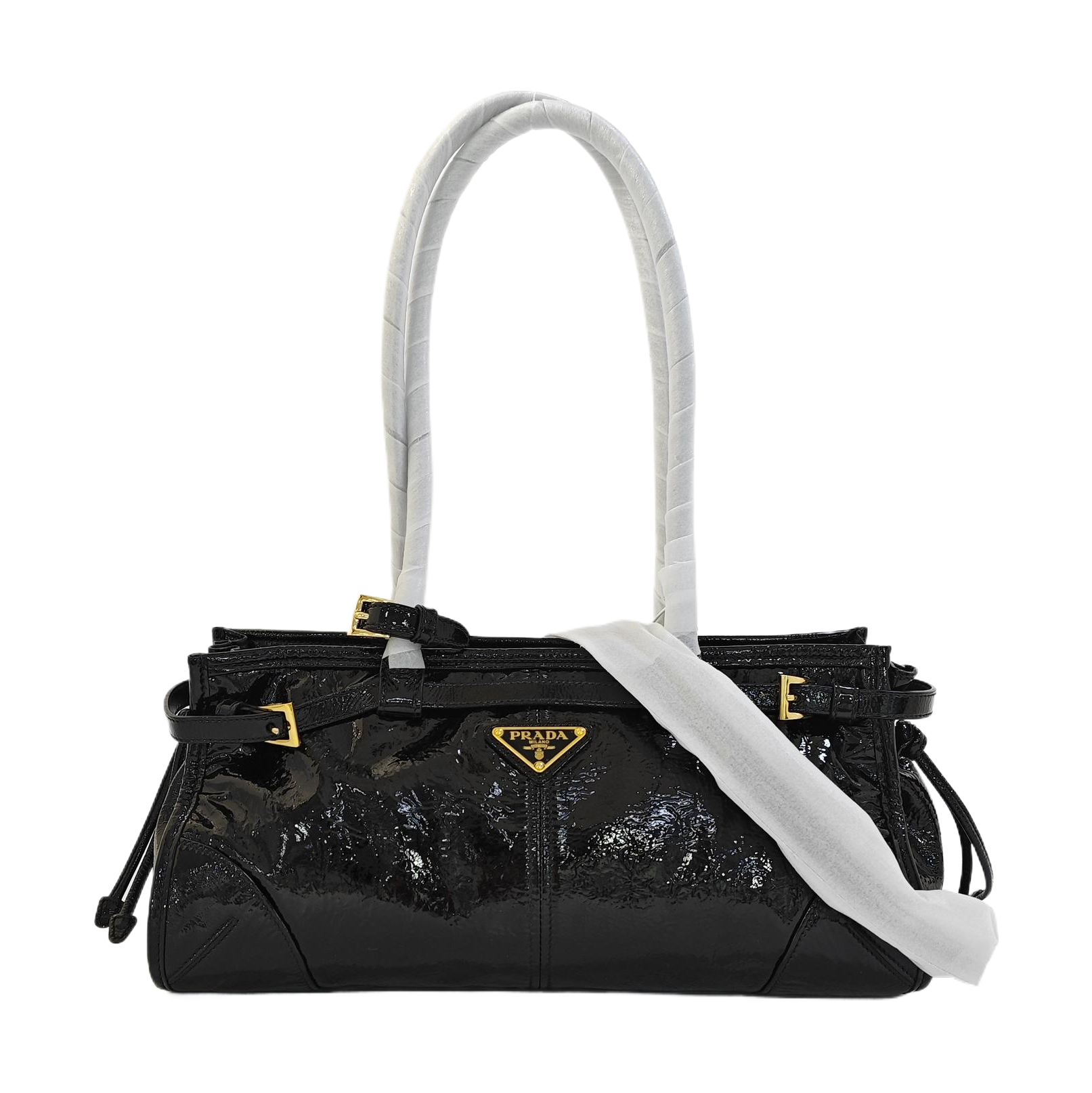 Bonnie Medium Patent Leather Black