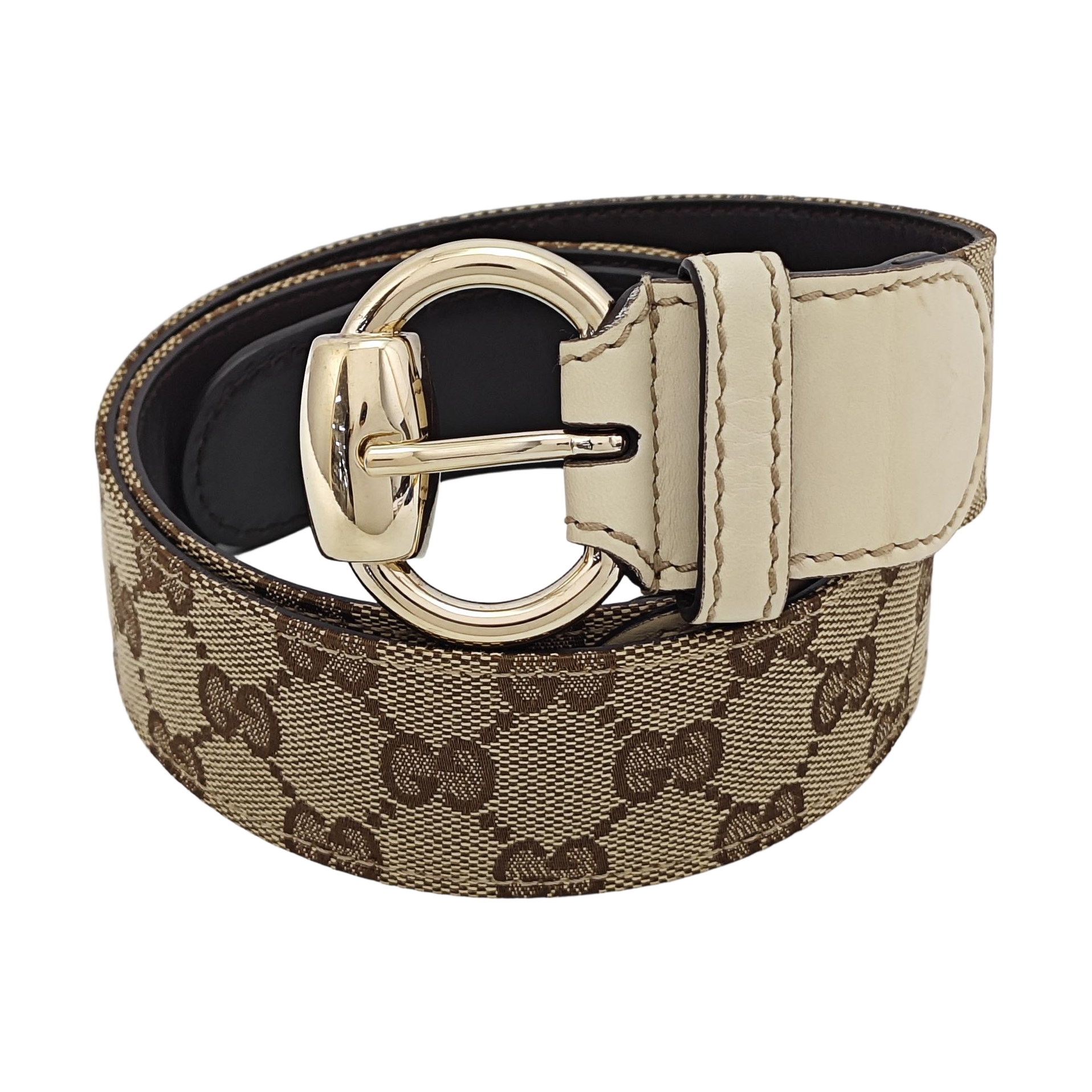 Fabric Belt Beige