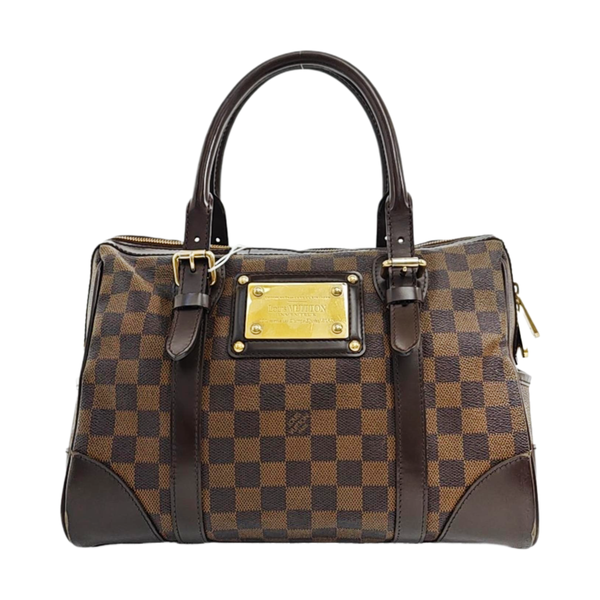 BERKELEY Damier Ebene Coated Canvas Brown
