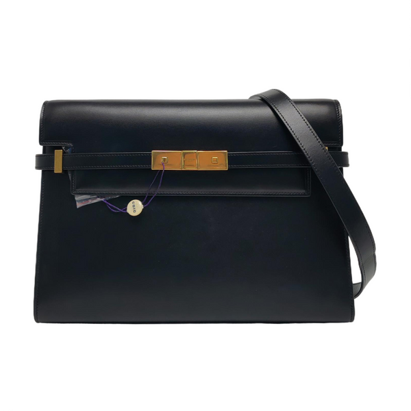 MANHATTAN Medium Calfskin Black