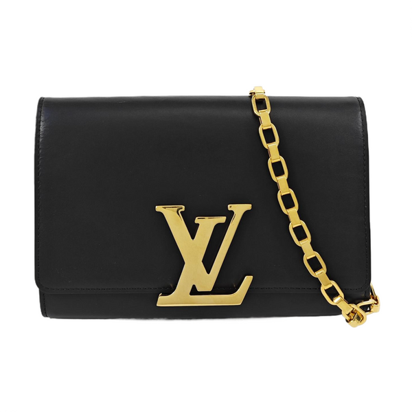 LOUISE GM Calfskin Black