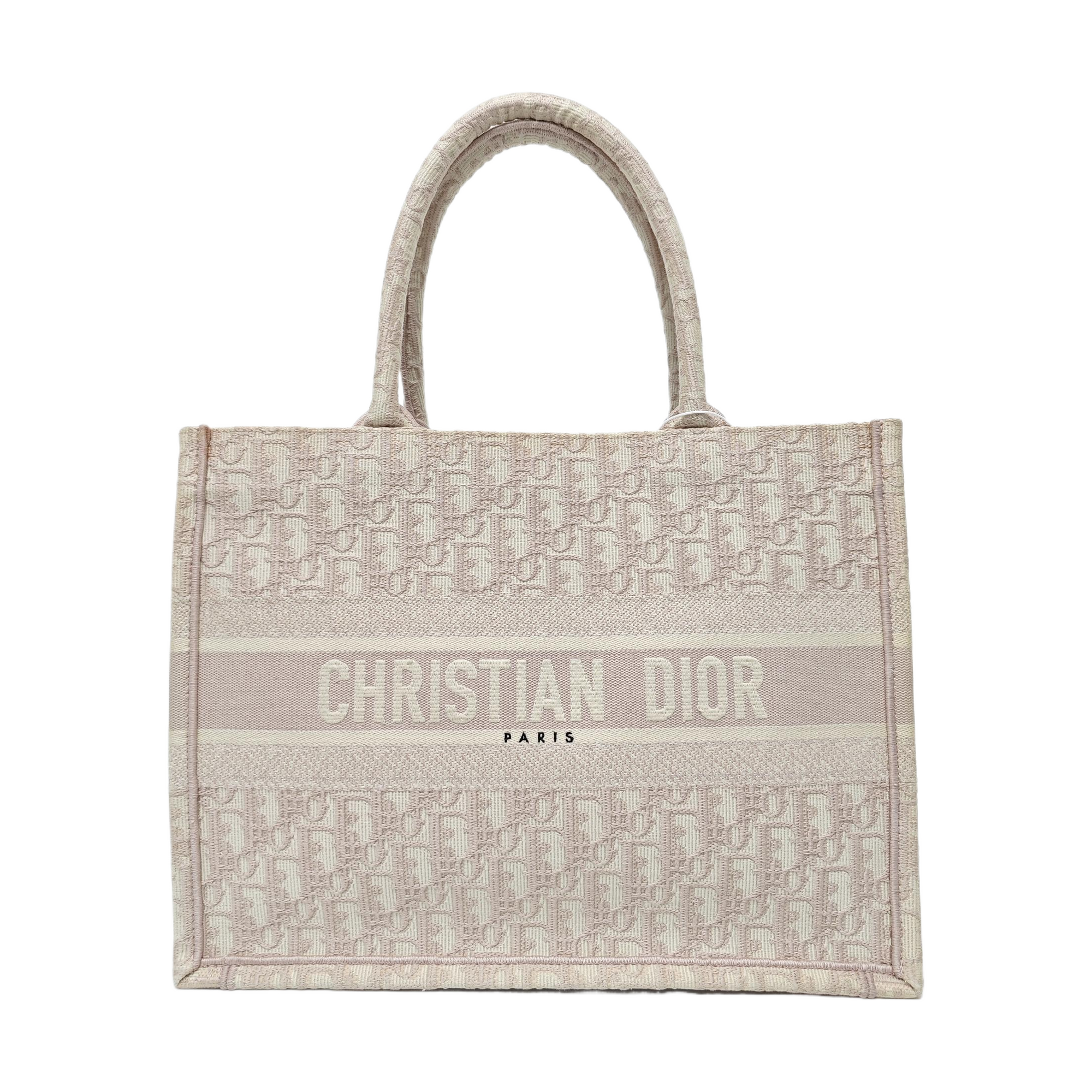 Book Tote Medium Oblique Canvas Pink