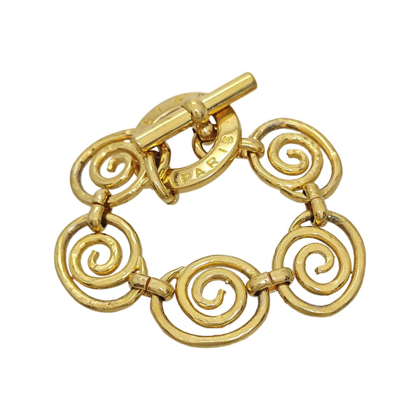 Pulsera de oro de metal