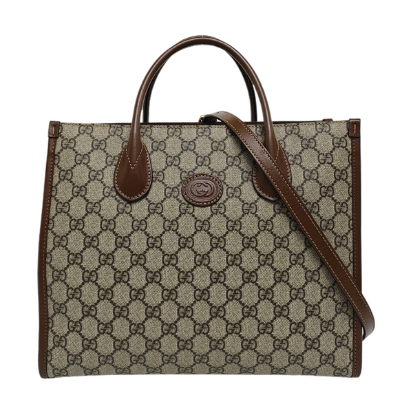 Retro Small Monogram Coated Canvas Brown