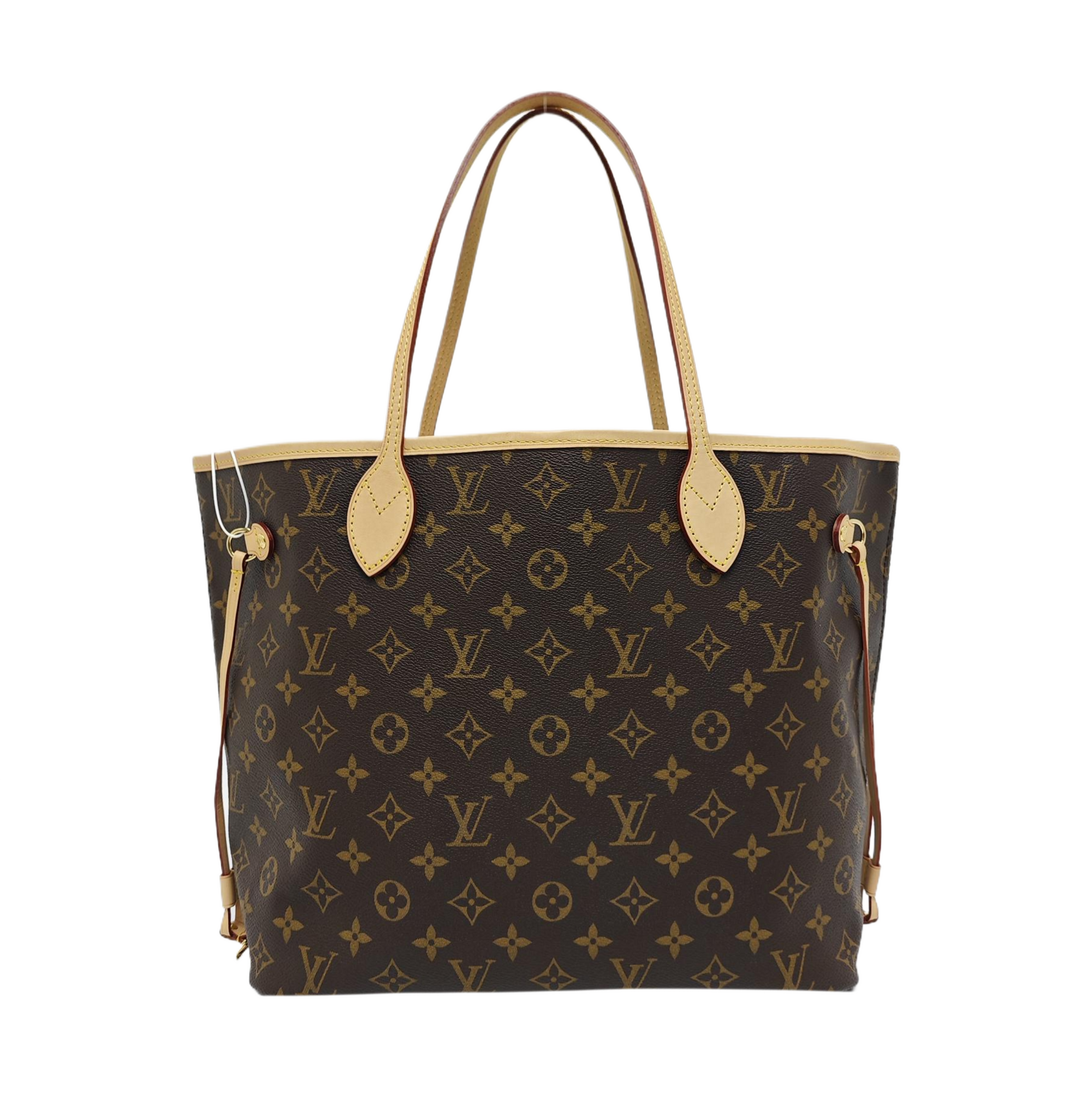 NEVERFULL MM Monogram Coated Canvas Brown