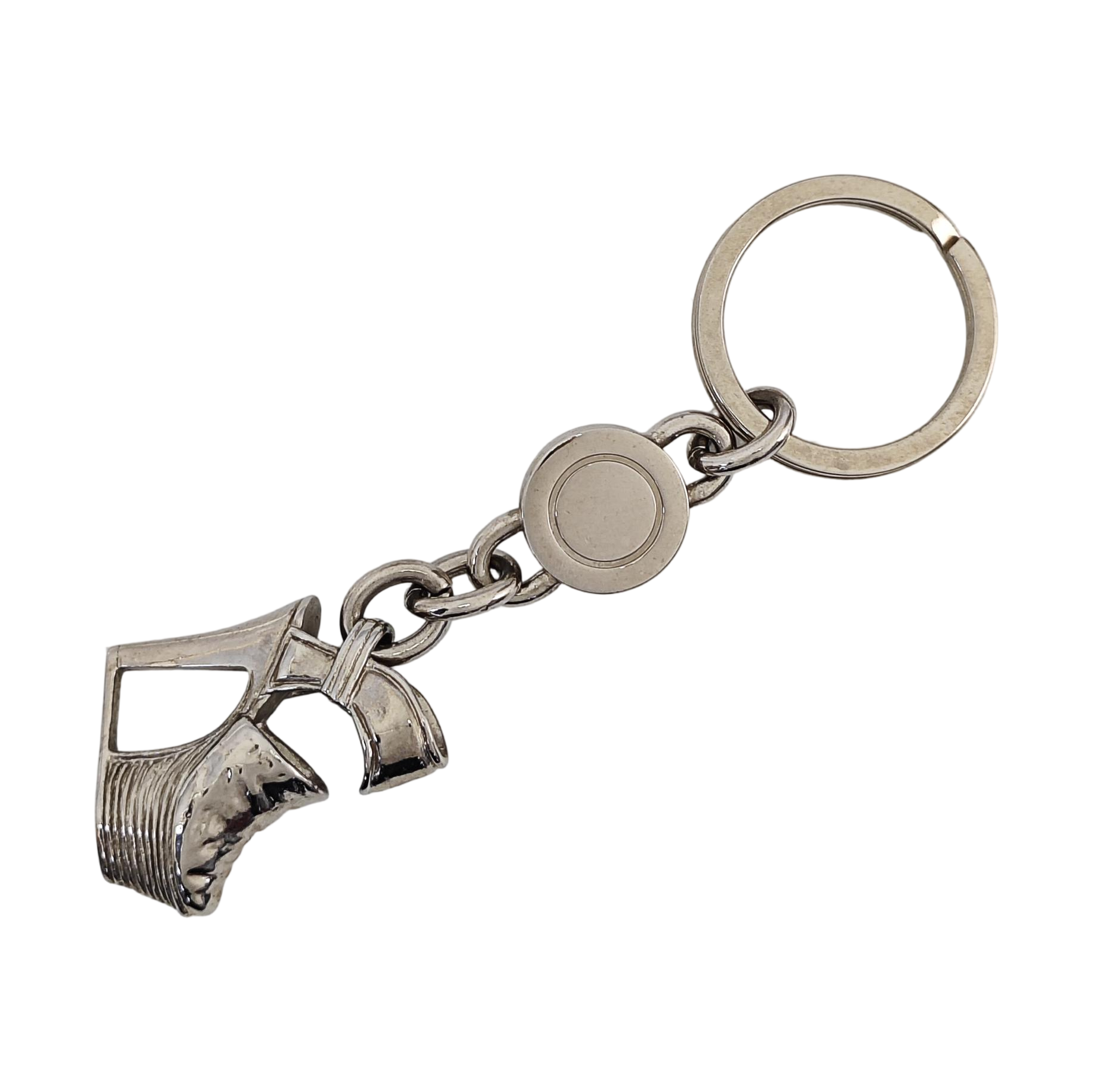 Metal Bag Charm Silver